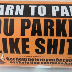 Стикери Learn to Park – рулон забавни стикери за зле паркирали