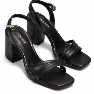 Дамски сандали Nine West черни с блок ток – размер 36
