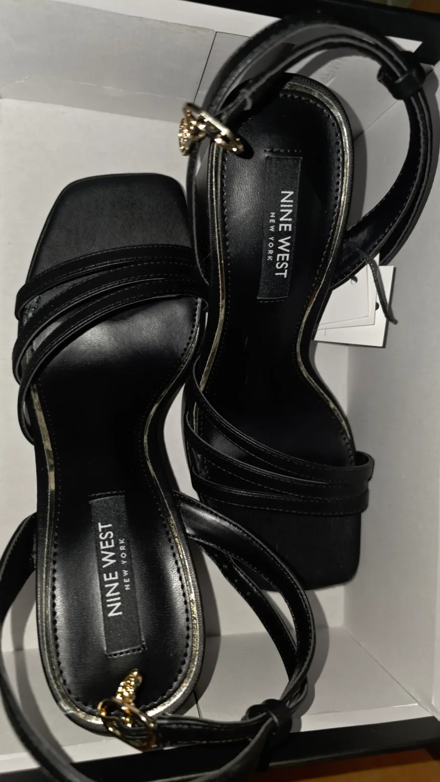 Дамски сандали Nine West черни – снимка 4