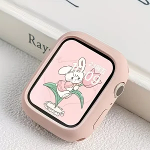 Силиконов калъф за Apple Watch Ultra 49 мм – розов